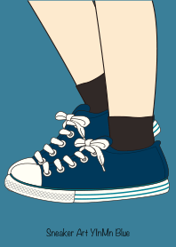 Sneaker Art YInMn Blue