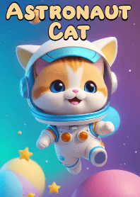 Cat Astronaut Stroll through Stars Vol.4