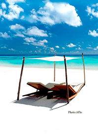 ロマンティックなモルディブ