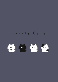 4 whisker cats/navy