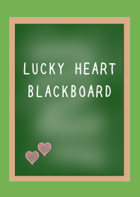 LUCKY HEART BLACKBOARD-GREEN-YELLOW