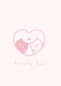 貓和心 | dull pink