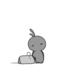 rabbit staring-110