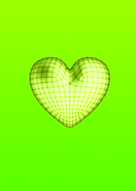 Wire Heart Light Green
