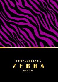ZEBRA -PURPLE&BLACK-