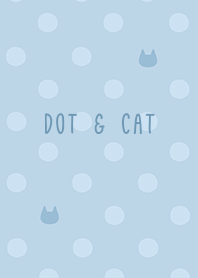 Dot & Cat*dusty-blue