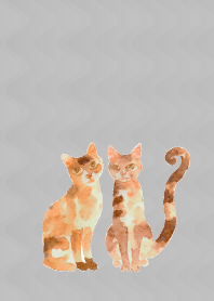 猫の兄妹2 白