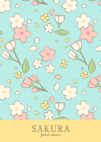 SAKURA flower shower yellow