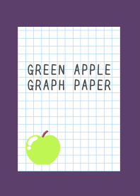 GREEN APPLE GRAPH PAPER-DEEP PURPLEj