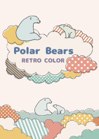 Polar Bears retro color