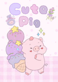 Cute pig pig