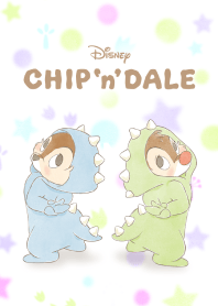 チップとデール（恐竜ごっこ）