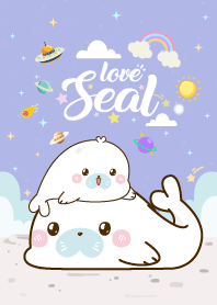 Cute Seal Lover Violet