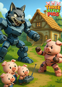 ลูกหมู 3 ตัว : มีผู้บุกรุก