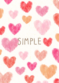 Watercolor Heart Random from Japan