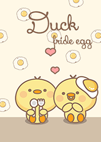 Duck and fried egg