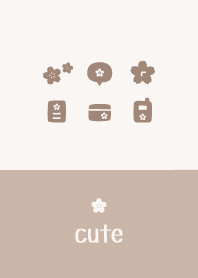 Cherry blossoms-Dullness Beige