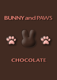 Bunny and paws chocolate