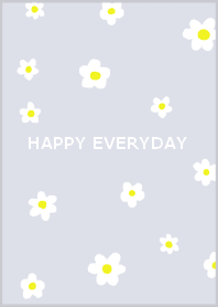 HAPPY EVERYDAY_grayblue