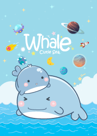 เจ้าวาฬ น่ารัก สีฟ้า