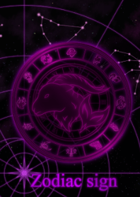 摩羯座星图紫色2