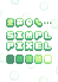 SIMPL PIXEL :パステルグリーン