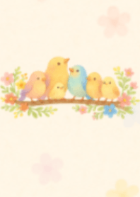 Birds & Flowers