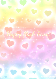 Happy flash heart