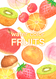 water color FRUITS