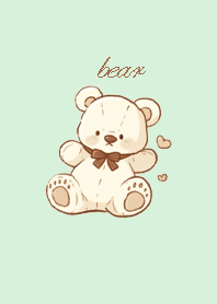 Cute Teddy Bear_Matcha Milk Foam JP