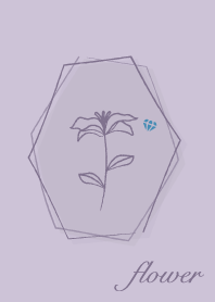 花 <鑽石> 薰衣草紫