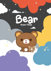 Brown Bear Dream Cloud Black