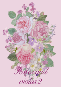 Roses and violas2