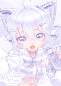 Cyber Kitty Girl 1 - Purple 01