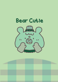bear cutie green bright