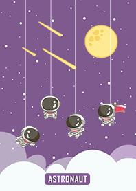 Misty Cat - Outer Space purple