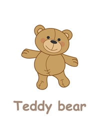 Simple cute teddy bear