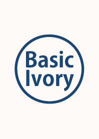 Basic Ivory Navy