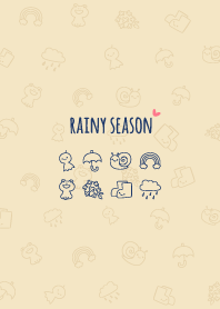 Rainy Season*Navy*