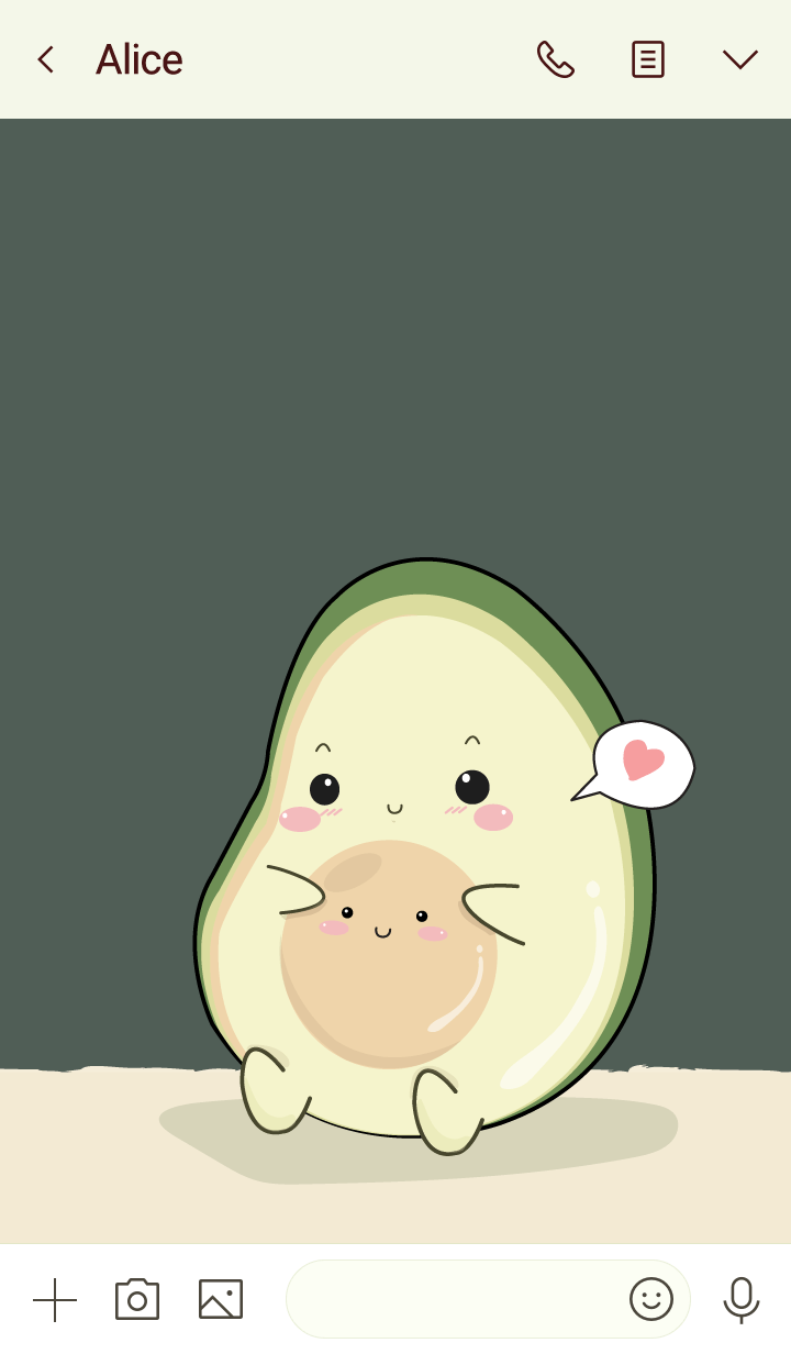 Avocado my love (ver.midnight green)