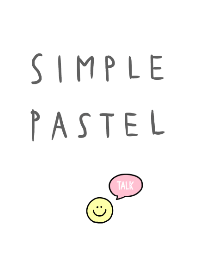 simple pastel theme.