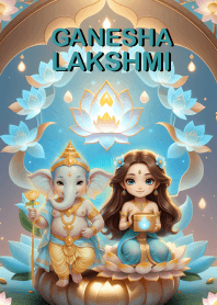 Ganesha, Lakshmi, wealth, Gold (JP)