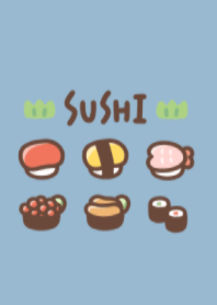 おすし /ブルー＆ホワイト