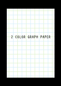 2 COLOR GRAPH PAPER-BLUE&GREEN-BLACK