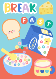 Breakfast morning
