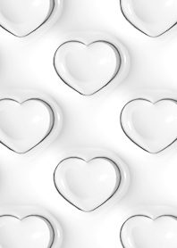 White heart theme
