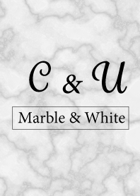 C&U-Marble&White-Initial