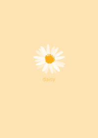 SIMPLE FLOWER - デイジー / クリーム色 -