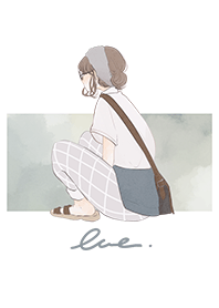 後ろ姿のあの子