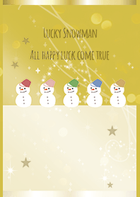 Gold / Full luck UP Snowman